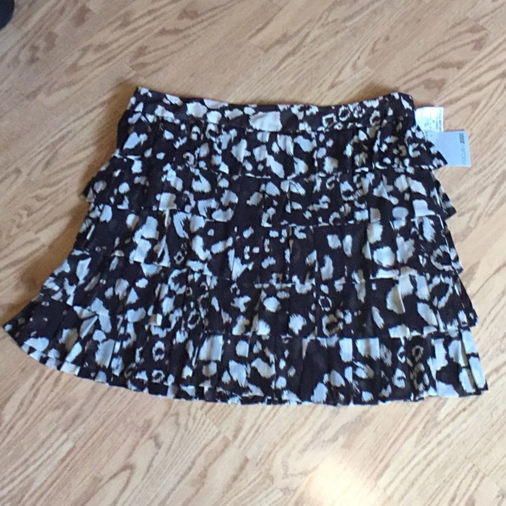 Layered ruffle skirt in size 16 NWT by FOCUS 2000